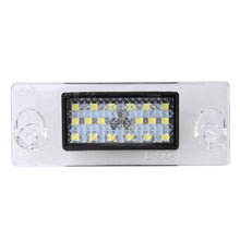 Load image into Gallery viewer, 2 PCS License Plate Light with 18  SMD-3528 Lamps for Audi，2W 120LM, DC12V (White Light), For Audi  with 18 SMD-3528 Lamps