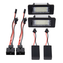 Load image into Gallery viewer, 2 PCS 2W 120 LM Car License Plate Light with 24 SMD-3528 Lamps for Audi,Volkswagen, DC 12V, For Audi,Volkswagen