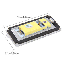 Load image into Gallery viewer, 2 PCS License Plate Light with 18  SMD-3528 Lamps for BMW E46 4D 1998-2003，2W 120LM,6000K, DC12V (White Light), For BMW E46 4D