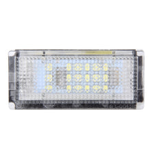 Load image into Gallery viewer, 2 PCS License Plate Light with 18  SMD-3528 Lamps for BMW E46 4D 1998-2003，2W 120LM,6000K, DC12V (White Light), For BMW E46 4D
