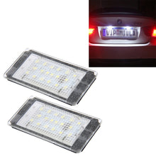 Load image into Gallery viewer, 2 PCS License Plate Light with 18  SMD-3528 Lamps for BMW E46 2D M3 1998-2003,2W 120LM,6000K, DC12V (White Light), For BMW E46