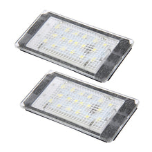 Load image into Gallery viewer, 2 PCS License Plate Light with 18  SMD-3528 Lamps for BMW E46 2D M3 1998-2003,2W 120LM,6000K, DC12V (White Light), For BMW E46
