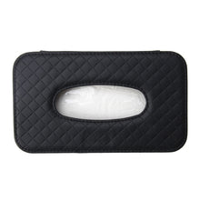 Load image into Gallery viewer, Universal Car Facial Tissue Box Case Holder Tissue Box Fashion and Simple Paper Napkin Bag with Napkin, With Napkin (Black), With Napkin (Khaki), With Napkin (Brown)