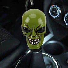 Load image into Gallery viewer, Alien Shaped Universal Vehicle Car Shifter Cover Manual Automatic Aluminum Gear Shift Knob, Skull Head Shape 11