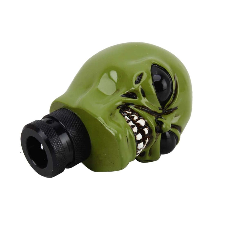 Alien Shaped Universal Vehicle Car Shifter Cover Manual Automatic Aluminum Gear Shift Knob, Skull Head Shape 11