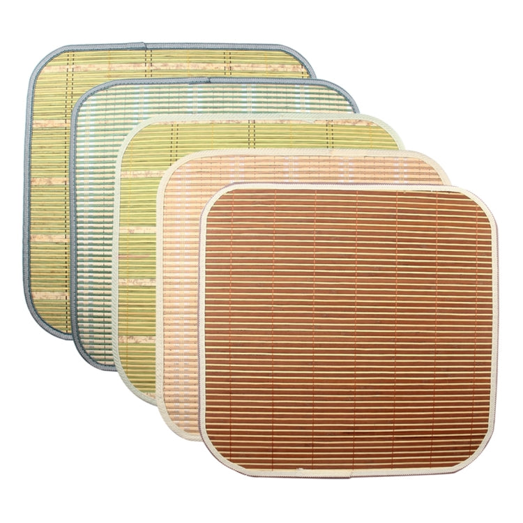 Car Auto Cooling Bamboo Seat Cushion Pad Mat for Family Office Car(Random Color Delivery), Bamboo Seat Cushion