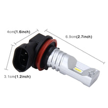 Load image into Gallery viewer, H8/H11 60W 900 LM 6000K Car Fog Lights with 6 CSP Lamps, DC 12V, H8/H11