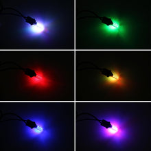 Load image into Gallery viewer, 2 PCS T10 2W Auto Flash Strobe Fade Smooth Remote Controlled Colorful LED Clearance Decorative Light, DC 12V, 2W