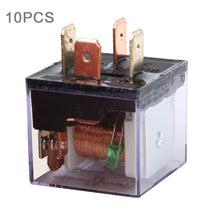 Load image into Gallery viewer, 10 PCS JD-1912 80 AMP 12V Waterproof Car Auto Four Plugs Relay with Warning Light, JD-1912
