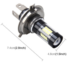 Load image into Gallery viewer, H4 7W 420LM 6000K Car Fog Lights with 42 SMD-3528 LED  Lamps, DC 12V, H4