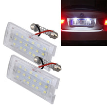 Load image into Gallery viewer, 2 PCS License Plate Light with 18  SMD-3528 Lamps for BMW E53(X5),2W 120LM,6000K, DC12V (White Light), For BMW E53