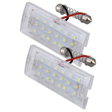 Load image into Gallery viewer, 2 PCS License Plate Light with 18  SMD-3528 Lamps for BMW E53(X5),2W 120LM,6000K, DC12V (White Light), For BMW E53