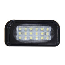 Load image into Gallery viewer, 2 PCS License Plate Light with 18  SMD-3528 Lamps for Mercedes-Benz  W203 4D ,2W 120LM 6000K, DC12V,with Canbus (White Light), For Benz W203 4D