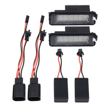 Load image into Gallery viewer, 2 PCS License Plate Light with 18  SMD-3528 Lamps for Volkswagen,2W 120LM,6000K, DC12V(White Light), For Volkswagen1