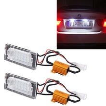 Load image into Gallery viewer, 2 PCS License Plate Light with 18  SMD-3528 Lamps for Volkswagen,2W 120LM,6000K, DC12V(White Light), For Volkswagen2