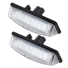 Load image into Gallery viewer, 2 PCS License Plate Light with 18  SMD-3528 Lamps for Toyota,2W 120LM,6000K, DC12V(White Light), For Toyota2