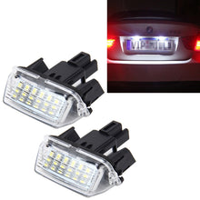 Load image into Gallery viewer, 2 PCS License Plate Light with 18  SMD-3528 Lamps for Toyota,2W 120LM,6000K, DC12V(White Light), For Toyota1