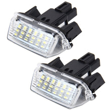 Load image into Gallery viewer, 2 PCS License Plate Light with 18  SMD-3528 Lamps for Toyota,2W 120LM,6000K, DC12V(White Light), For Toyota1