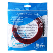 Load image into Gallery viewer, 5m x 1cm 1mm Thickness Acrylic Foam Double Sided Adhesive Sticker Tape, 5m x 1cm