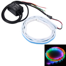 Load image into Gallery viewer, 1.2m Car Auto Waterproof Universal Rear Colorful Flowing Light Tail Box Lights Red Light Brake Light Yellow Light Turn Signal Light LED Lamp Strip Tail Decoration, DC 9-30V, 1.2m