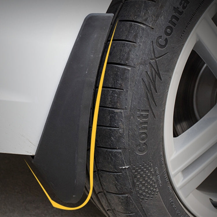 4 PCS Car Auto Semi-Rigid PVC Splash Flaps Mudguards Fender Guard for Honda City 2015-2020, For  Version City