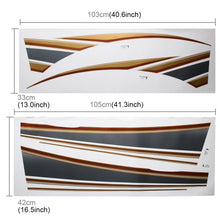 Load image into Gallery viewer, 5 PCS SUV Body Decorative Strip Brand Car Streamline Shining Sticker for Toyota Prado4000 2011 Version, For 2011 Version Prado 4000