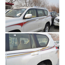 Load image into Gallery viewer, 4 PCS SUV Body Decorative Strip Brand Car Streamline Shining Sticker for Toyota Prado 2015 Version, For 2015 Version Prado