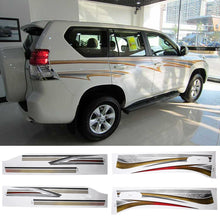 Load image into Gallery viewer, 4 PCS SUV Body Decorative Strip Brand Car Streamline Shining Sticker for Toyota Prado 2016 Version, For 2016 Version Prado