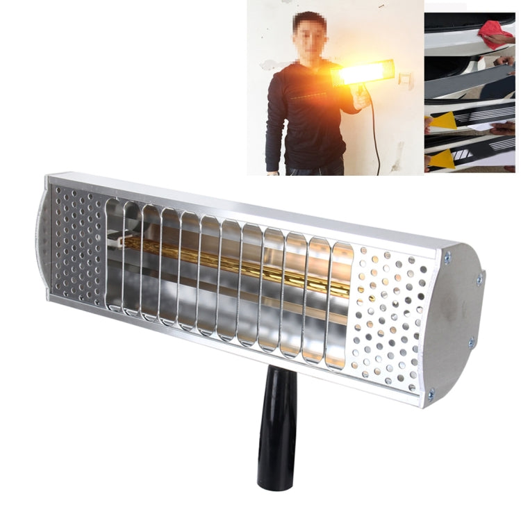 1000W Handheld Heat Light Infrared Dryer Spray Paint Heating Curing Lamp Baking Booth Heater, Cable Length: 2m EU Plug, 1000W