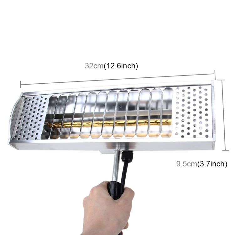 1000W Handheld Heat Light Infrared Dryer Spray Paint Heating Curing Lamp Baking Booth Heater, Cable Length: 2m EU Plug, 1000W