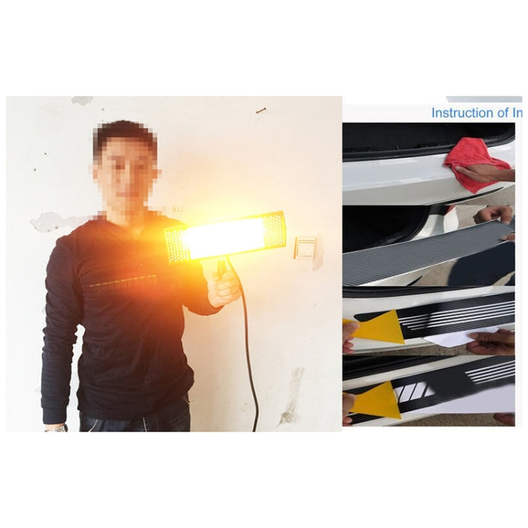1000W Handheld Heat Light Infrared Dryer Spray Paint Heating Curing Lamp Baking Booth Heater, Cable Length: 2m EU Plug, 1000W