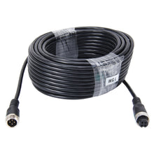 Load image into Gallery viewer, 15m M12 4P Aviation Connector Video Audio Extend Cable for CCTV Camera DVR, 15m