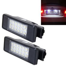 Load image into Gallery viewer, 2 PCS License Plate Light with 24 SMD-3528 Lamps for Peugeot Citroen (White Light), For Peugeot Citroen