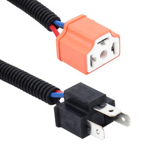 Load image into Gallery viewer, 2 PCS H4 Car HID Xenon Headlight Male to Female Conversion Cable with Ceramic Adapter Socket, H4