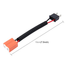 Load image into Gallery viewer, 2 PCS H7 Car HID Xenon Headlight Male to Female Conversion Cable with Ceramic Adapter Socket, H7