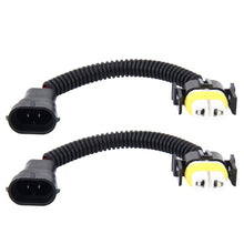 Load image into Gallery viewer, 2 PCS H11 Car HID Xenon Headlight Male to Female Conversion Cable with Ceramic Adapter Socket, H11