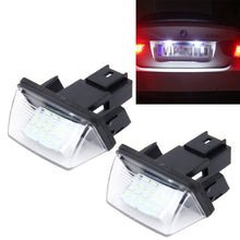 Load image into Gallery viewer, 2 PCS License Plate Light with 24 SMD-3528 Lamps for Peugeot Citroen, For Peugeot