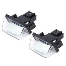 Load image into Gallery viewer, 2 PCS License Plate Light with 24 SMD-3528 Lamps for Peugeot Citroen, For Peugeot
