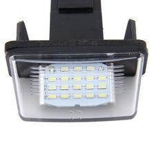Load image into Gallery viewer, 2 PCS License Plate Light with 24 SMD-3528 Lamps for Peugeot Citroen, For Peugeot