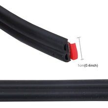 Load image into Gallery viewer, 4m B Shape Car Decorative Strip Rubber Chrome Decoration Strip Door Seal Window Seal, 4m B Shape
