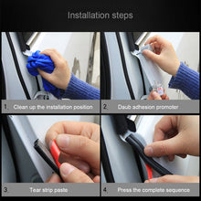 Load image into Gallery viewer, 4m B Shape Car Decorative Strip Rubber Chrome Decoration Strip Door Seal Window Seal, 4m B Shape