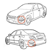 Load image into Gallery viewer, 2 PCS YI-237 Universal Car Body Bumper Guard Protector Sticker Turning Guard/Car Crash Bar Bumper Strips /Car Crash Strips/Anti-rub Strips/Anti-rub Bar, Bumper Guard