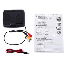 Load image into Gallery viewer, Foldable 4.3 inch Digital TFT LCD Car High Definition Monitor, Support Reverse Automatic Screen Function, Foldable 4.3 inch