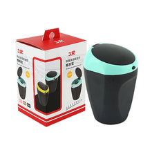 Load image into Gallery viewer, 3R-2113 Universal Portable Car ABS Trash Rubbish Bin Ashtray, Green, (Yellow