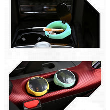 Load image into Gallery viewer, 3R-2113 Universal Portable Car ABS Trash Rubbish Bin Ashtray, Green, (Yellow