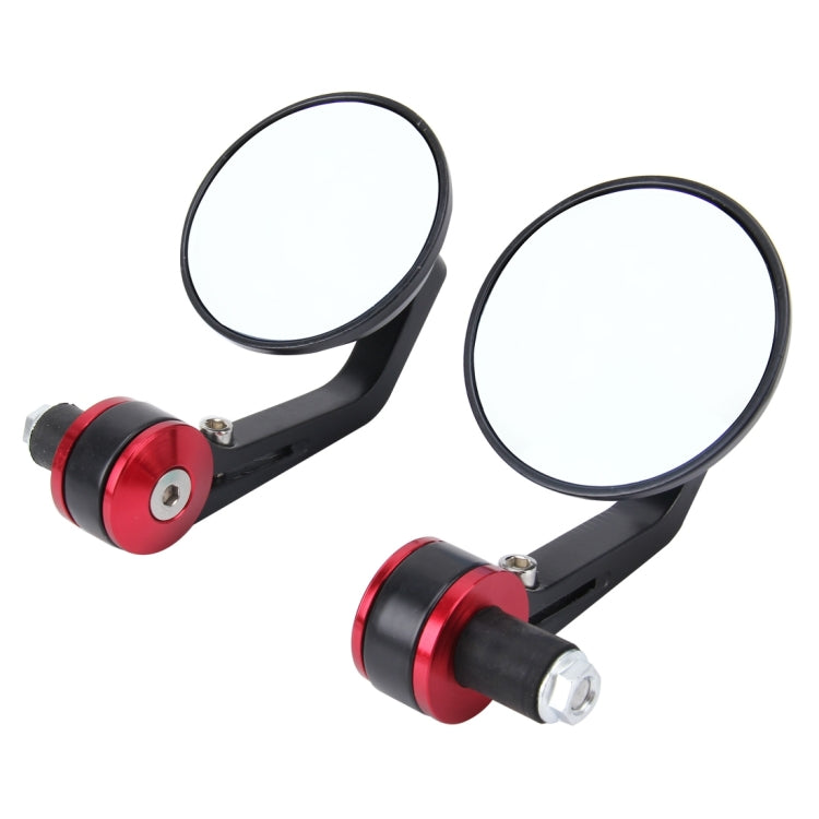 2 PCS Universal Motorcycle Round Shape  Rear View Mirror for Most Motorcycle, Round Shape
