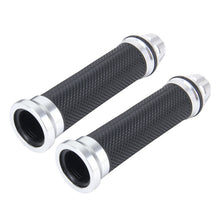 Load image into Gallery viewer, 2 PCS Motorcycle Net Texture Metal Left Handle Bar Grips with Rubber Cover for Yamaha, Left Yamaha