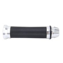 Load image into Gallery viewer, 2 PCS Motorcycle Net Texture Metal Left Handle Bar Grips with Rubber Cover for Yamaha, Left Yamaha