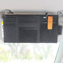 Load image into Gallery viewer, Multi-functional Auto Car Sun Visor Sunglass Holder Card Storage Holder Inner Pouch Bag