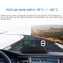 Load image into Gallery viewer, With Adjustable Reflection Board, Speed &amp; RPM &amp; Water Temperature &amp; Oil Consumption &amp; Driving Distance / Time &amp; Voltage Display, Over Speed Alarm, Connect OBD2 Interface, C500(Green), C500(Blue), C500（White)